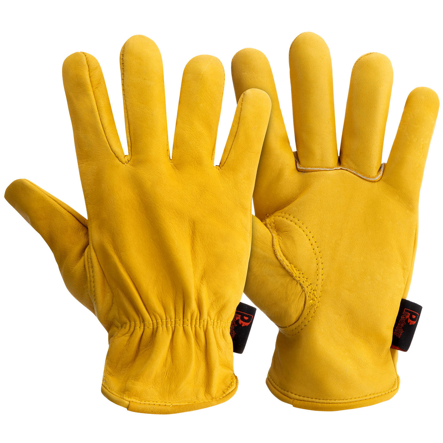 Gold Leather Driver's Gloves