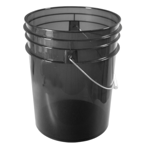 Grit Guard Wash Bucket - Clear - Black