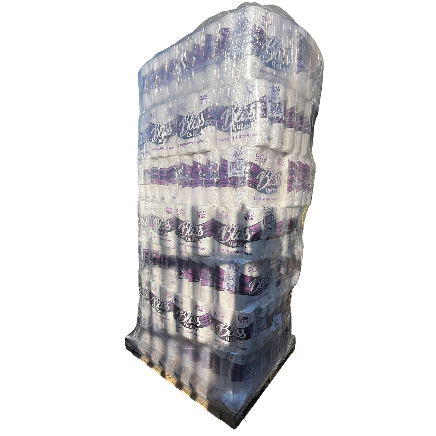 PALLET - 3-Ply Bliss Toilet Tissue Roll